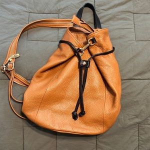 Valentina Genuine Leather Backpack Purse